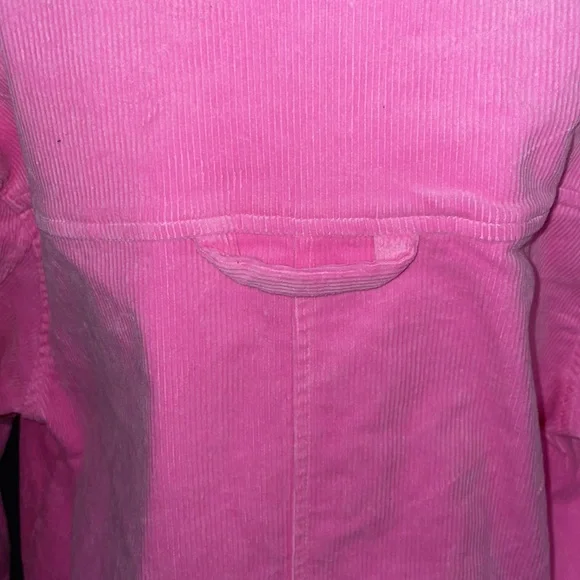 NWT.  Women’s Pink Corduroy Button down shirt.  Size 34. - Picture 5 of 9